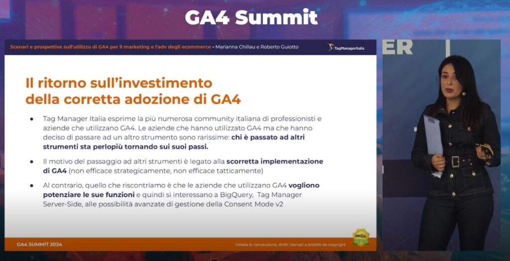 Speech Da imbucato a special guest GA4 - Marianna Chillau e Roberto Guiotto - GA4 Summit 2024